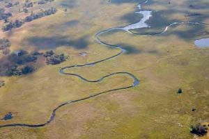 Okavango Delta - Luftaufnahme