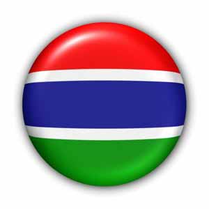 Nationalfahne von Gambia