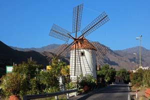 Typisch für Gran Canaria sind Windmühlen