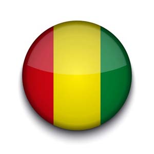 Nationalfahne von Guinea