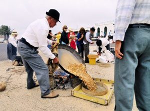 Fuerteventura: Gofio wird hergestellt