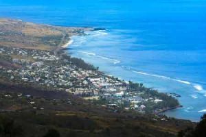 Blick auf Saint Leu auf Reunion 