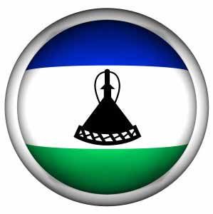 Fahne von Lesotho