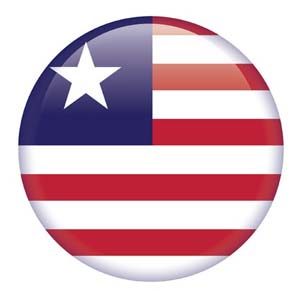 Fahne von Liberia