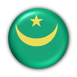 Nationalflagge von Mauretanien