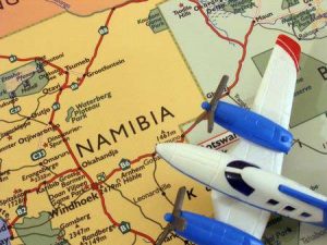 Flug nach Namibia, Südwestafrika