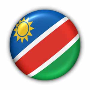 Nationalflagge von Namibia