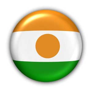 Nationalflagge von Niger