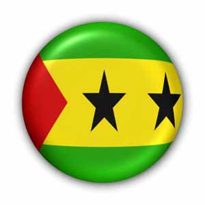 Nationalflagge von Sao Tome und Principe