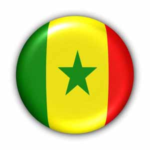 Nationalflagge von Senegal