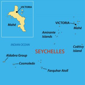Seychellen - Karte der Inseln