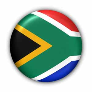 Nationalflagge von Südafrika