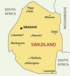 Swasiland-Karte
