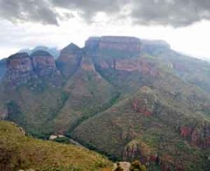 Landschaftsformation am Blyde River Canyon