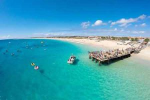 Strand Santa Maria auf Sal, Kapverden