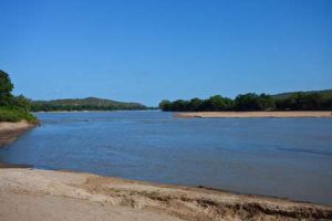 Fluss Limpopo im Süden von Afrika