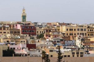 Blick auf die Stadt Meknes