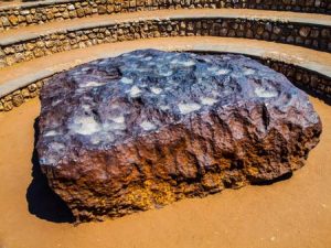 Der Hoba Meteorit in Namibia