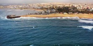 Blick auf Swakopmund in Namibia