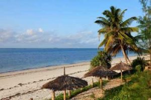 Blick auf den Strand von Nyali Beach