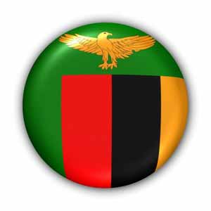 Nationalflagge von Sambia