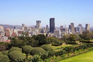 Skyline von Pretoria, Hauptstadt von Südafrika