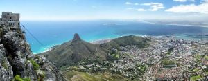 Der tafelberg und die Seilbahn