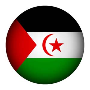 Nationalflagge von West-Sahara